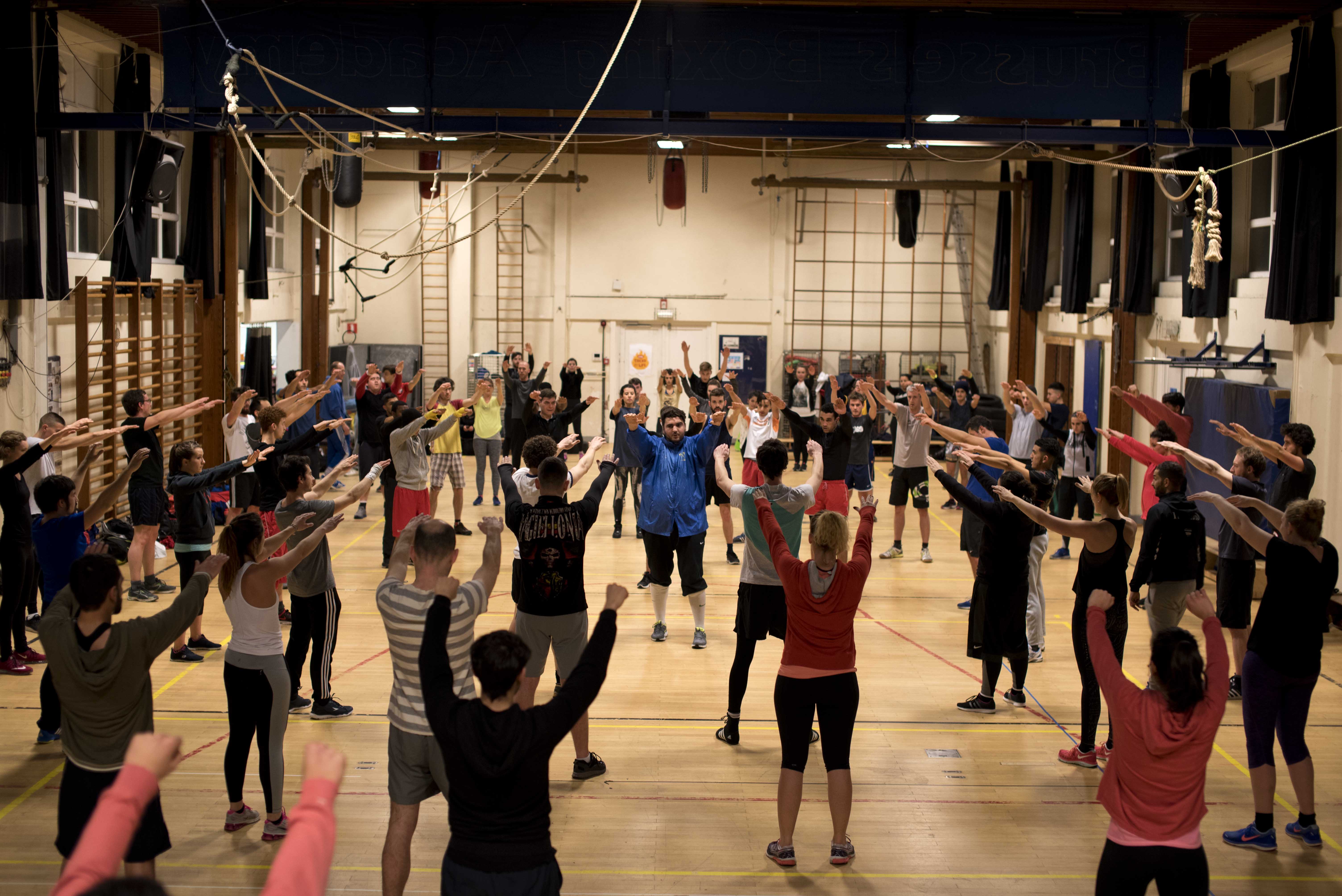 salle d'entrainement la salle d'entrainement